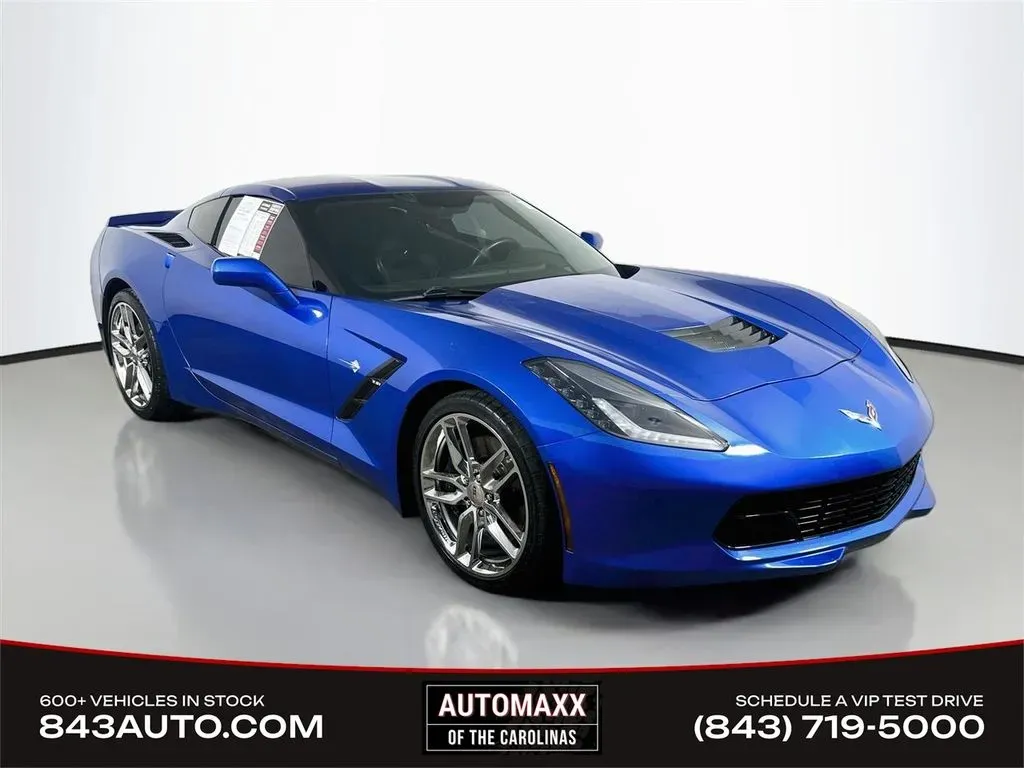 Blue 2015 Chevrolet Corvette Stingray Z51 for sale in Summerville, SC