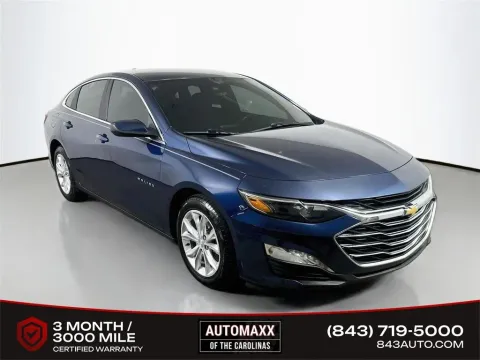 Blue 2020 Chevrolet Malibu LT for sale in Summerville, SC