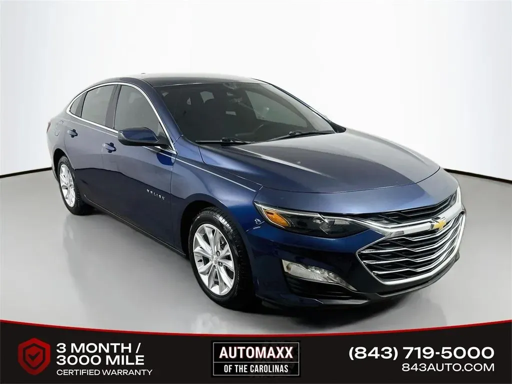 Blue 2020 Chevrolet Malibu LT for sale in Summerville, SC