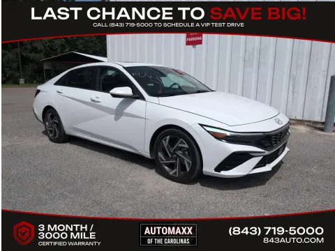 White 2025 Hyundai Elantra SEL Convenience for sale in Summerville, SC