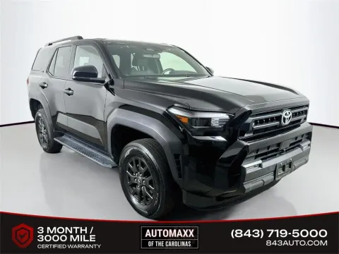 Black 2025 Toyota 4Runner SR5 for sale in Summerville, SC