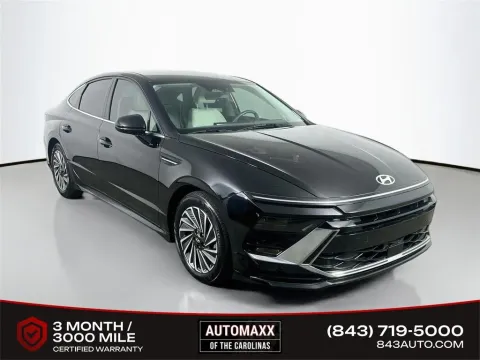 Black 2025 Hyundai Sonata Hybrid SEL for sale in Summerville, SC