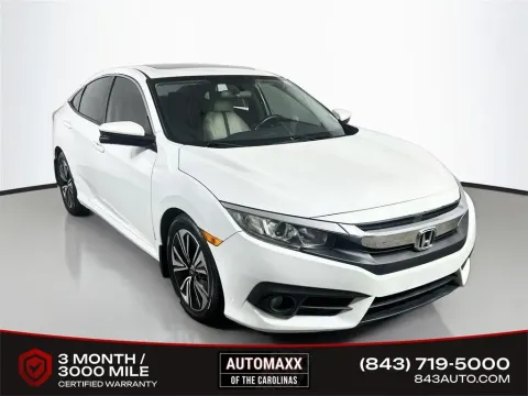 White 2018 Honda Civic EX-T for sale in Summerville, SC