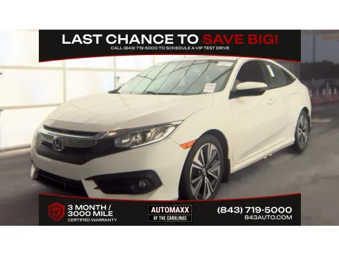 White 2018 Honda Civic EX-T for sale in Summerville, SC