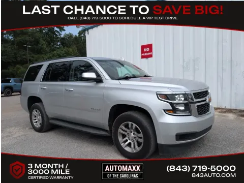 Silver 2019 Chevrolet Tahoe LT for sale in Summerville, SC