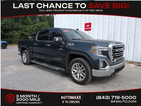 Blue 2021 GMC Sierra 1500 SLT for sale in Summerville, SC