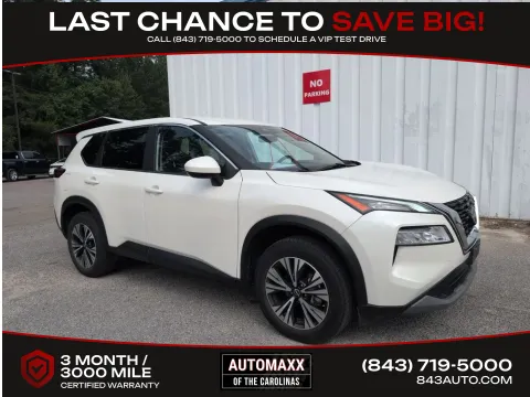 White 2023 Nissan Rogue SV for sale in Summerville, SC