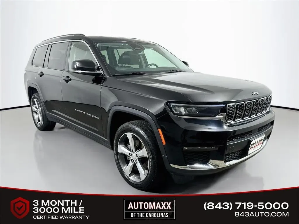 Black 2021 Jeep Grand Cherokee L Limited for sale in Summerville, SC