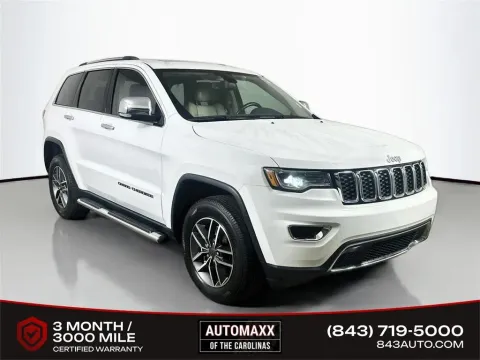 White 2021 Jeep Grand Cherokee Limited for sale in Summerville, SC