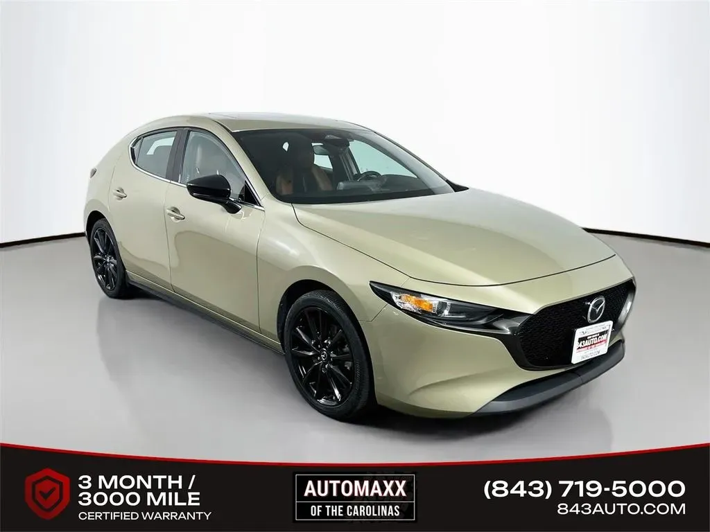 Beige 2024 Mazda Mazda3 2.5 Carbon Turbo for sale in Summerville, SC