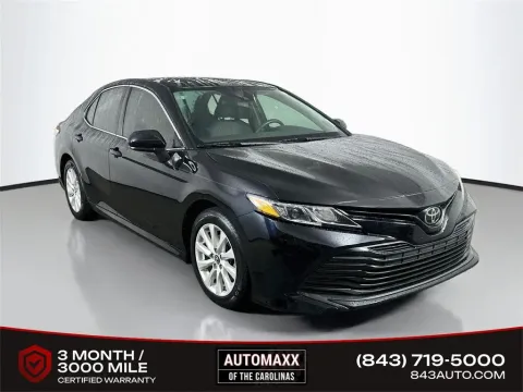 Black 2020 Toyota Camry LE for sale in Summerville, SC