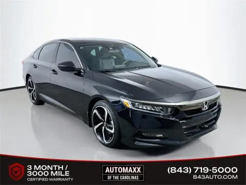 Black 2020 Honda Accord Sport for sale in Summerville, SC