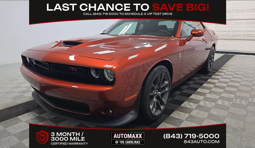 Orange 2021 Dodge Challenger R/T Scat Pack for sale in Summerville, SC