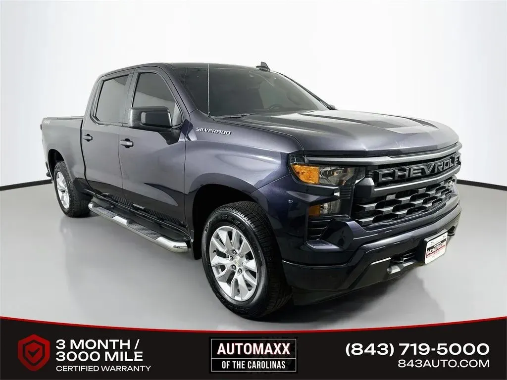 Gray 2022 Chevrolet Silverado 1500 Custom for sale in Summerville, SC