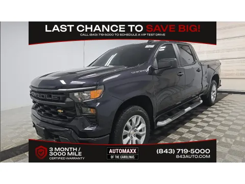 Gray 2022 Chevrolet Silverado 1500 Custom for sale in Summerville, SC