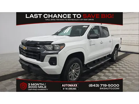 White 2024 Chevrolet Colorado LT for sale in Summerville, SC