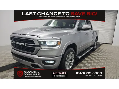 Silver 2022 Ram 1500 Laramie for sale in Summerville, SC