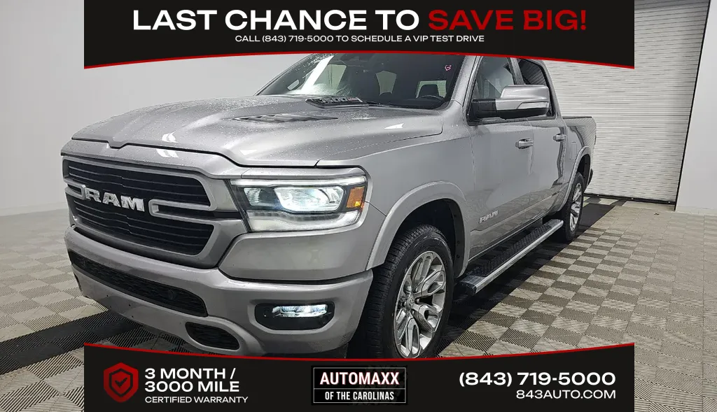 Silver 2022 Ram 1500 Laramie for sale in Summerville, SC