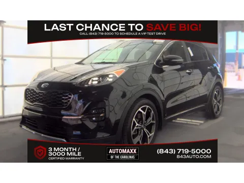 Black 2020 Kia Sportage SX for sale in Summerville, SC