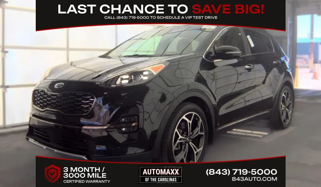 Black 2020 Kia Sportage SX for sale in Summerville, SC