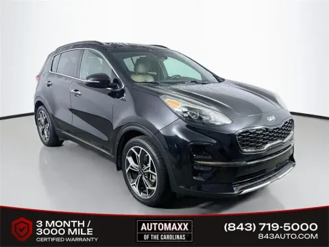 Black 2020 Kia Sportage SX for sale in Summerville, SC