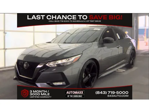 Gray 2021 Nissan Sentra SR for sale in Summerville, SC