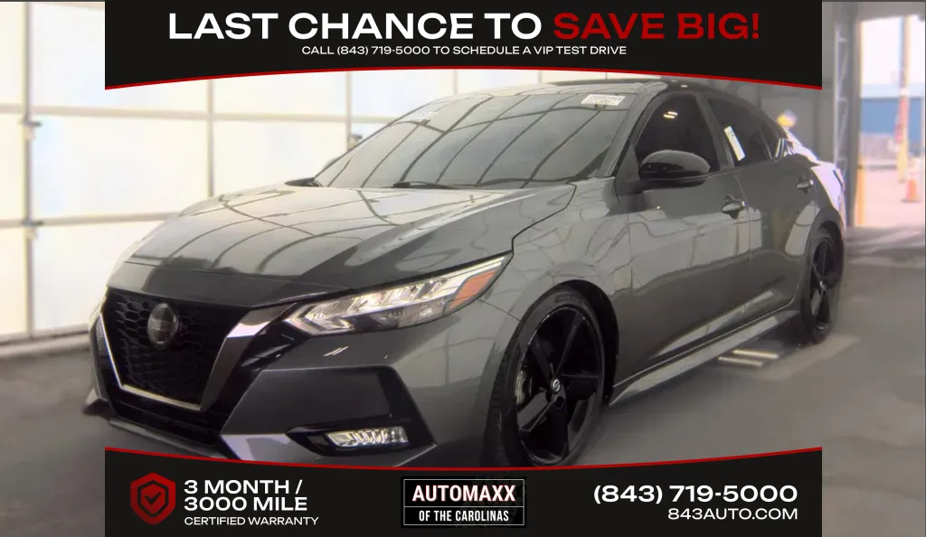 Gray 2021 Nissan Sentra SR for sale in Summerville, SC