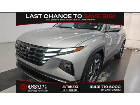 Silver 2022 Hyundai Tucson Limited for sale in Summerville, SC