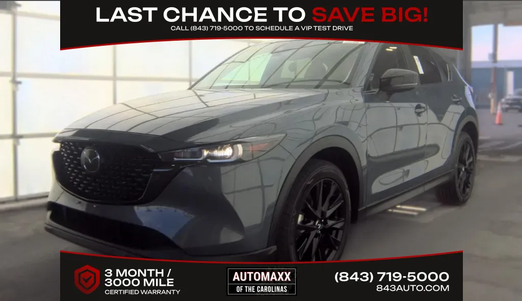 Gray 2024 Mazda CX-5 2.5 S Carbon Edition for sale in Summerville, SC