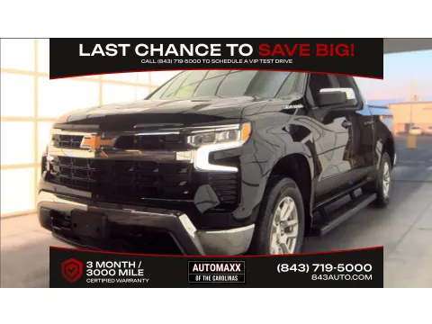 Black 2023 Chevrolet Silverado 1500 LT for sale in Summerville, SC