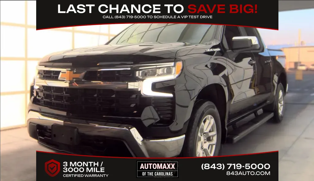 Black 2023 Chevrolet Silverado 1500 LT for sale in Summerville, SC