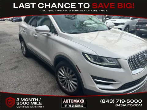 White 2019 Lincoln MKC Standard for sale in Summerville, SC