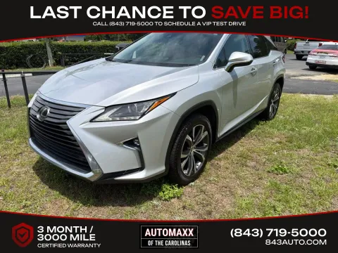 Silver 2017 Lexus RX 350 for sale in Summerville, SC