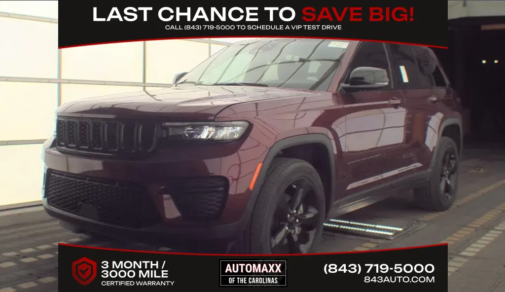 Red 2023 Jeep Grand Cherokee Altitude for sale in Summerville, SC