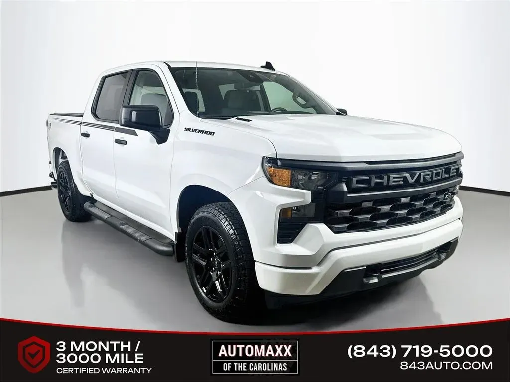 White 2026 Chevrolet Silverado 1500 Custom for sale in Summerville, SC
