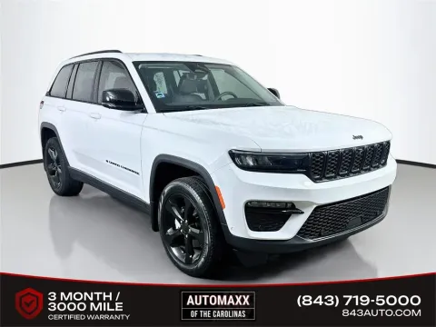 White 2023 Jeep Grand Cherokee Limited for sale in Summerville, SC