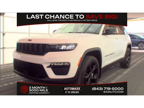 White 2023 Jeep Grand Cherokee Limited for sale in Summerville, SC