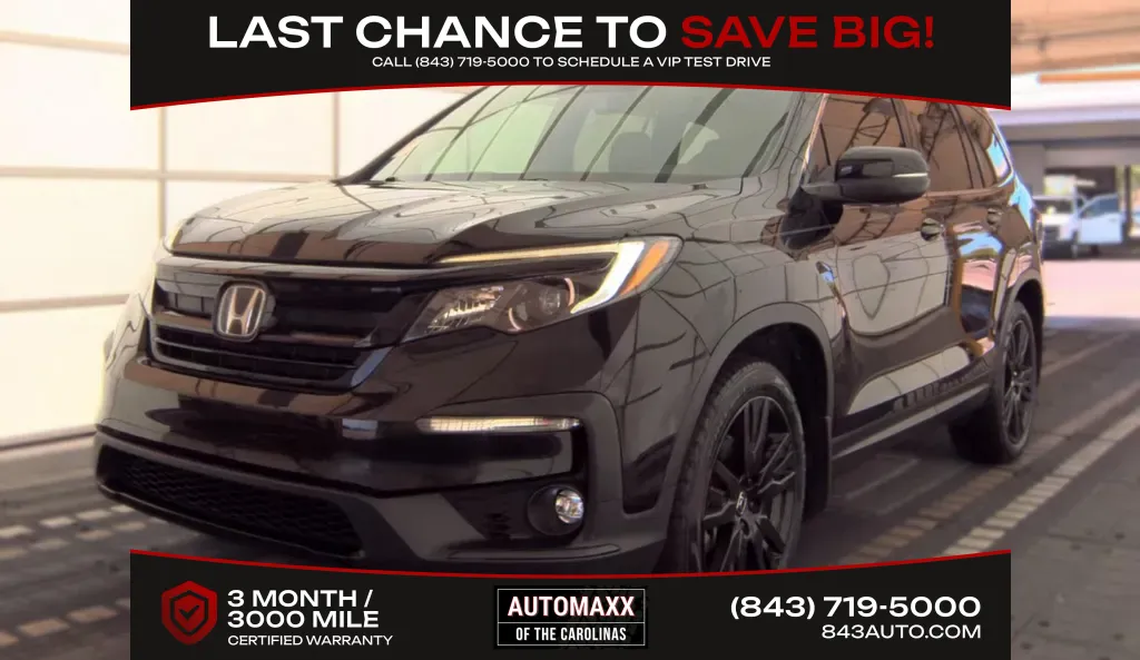 Black 2021 Honda Pilot Special Edition for sale in Summerville, SC