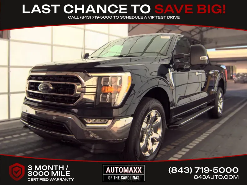 Blue 2022 Ford F-150 XLT for sale in Summerville, SC