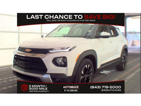 White 2023 Chevrolet TrailBlazer LT for sale in Summerville, SC