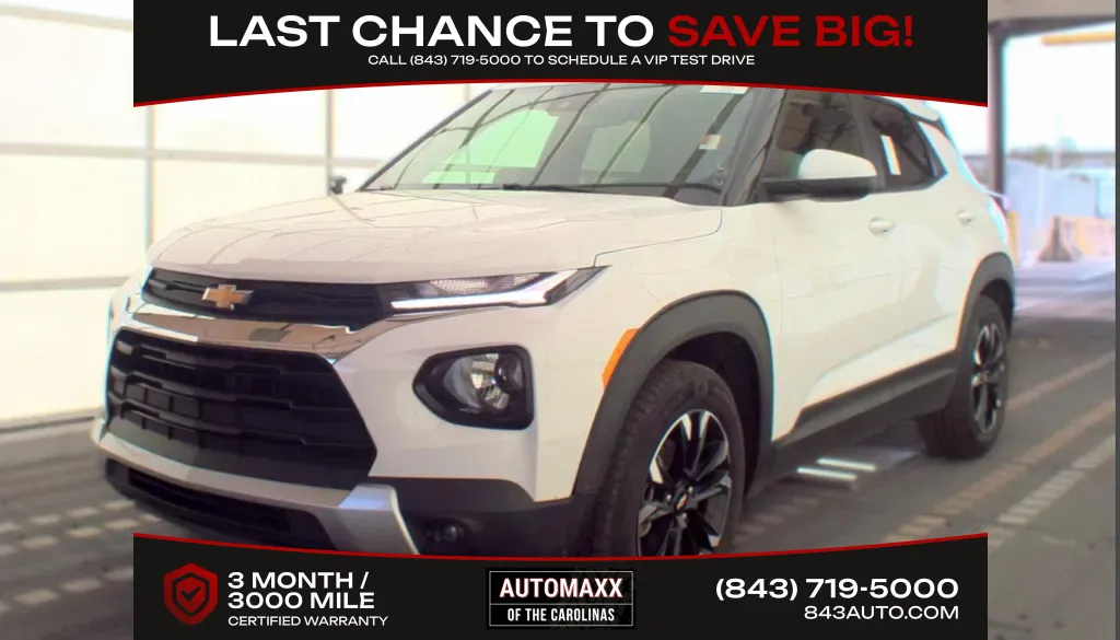 White 2023 Chevrolet TrailBlazer LT for sale in Summerville, SC