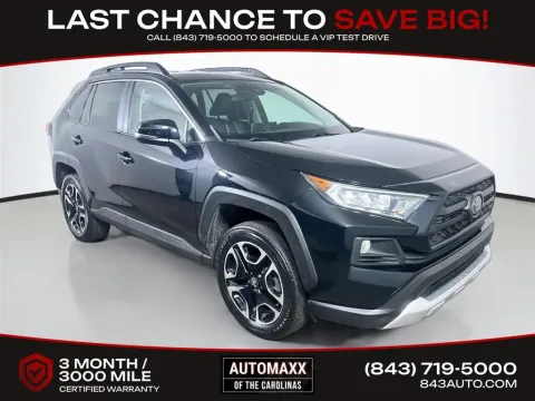 Black 2020 Toyota RAV4 Adventure for sale in Summerville, SC
