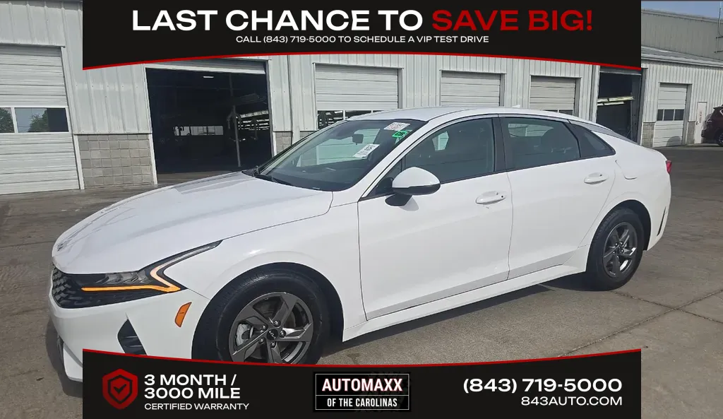 White 2023 Kia K5 LXS for sale in Summerville, SC