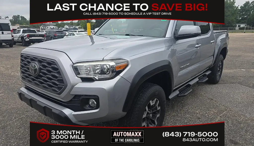Silver 2021 Toyota Tacoma TRD Off-Road for sale in Summerville, SC