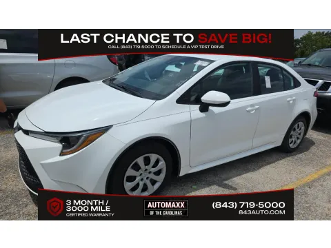 White 2021 Toyota Corolla LE for sale in Summerville, SC