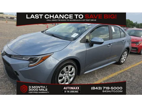 Gray 2022 Toyota Corolla LE for sale in Summerville, SC
