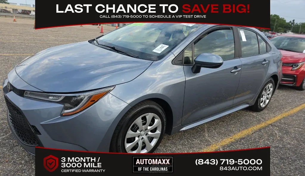 Gray 2022 Toyota Corolla LE for sale in Summerville, SC