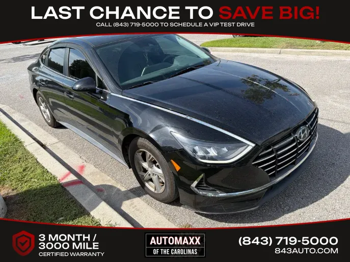 Black 2020 Hyundai Sonata SE for sale in Summerville, SC