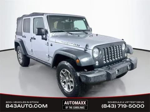 Silver 2015 Jeep Wrangler Unlimited Rubicon for sale in Summerville, SC