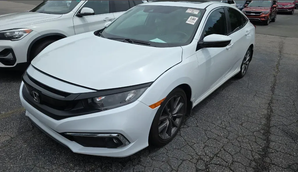 White 2021 Honda Civic EX for sale in Summerville, SC